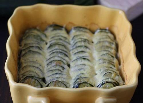 Gratin de courgettes à la Moutarde et au cumin