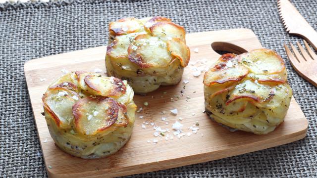 Mille-feuilles de pommes de terre