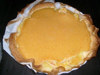 Tarte sucrée au potiron