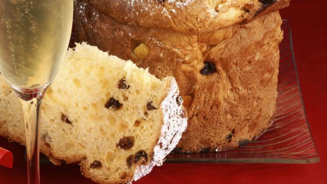 Panettone aux raisins secs