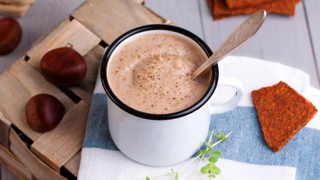 Velouté de châtaignes sans crème