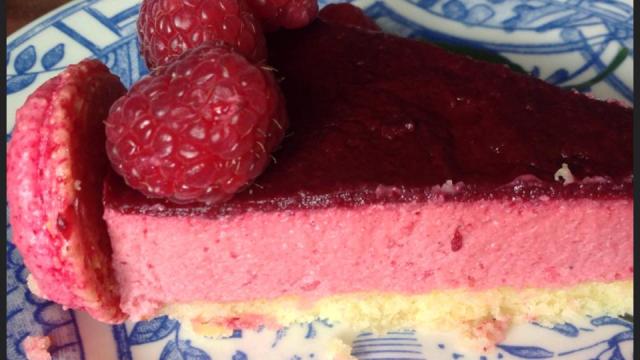 Bavarois framboises et citron