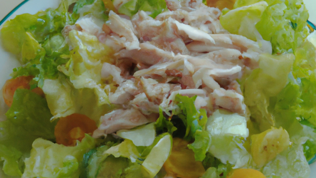 Salade aux blancs de dinde