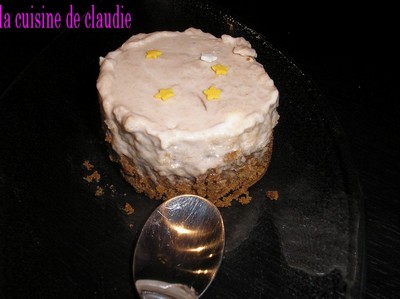 Entremet poire croustillant