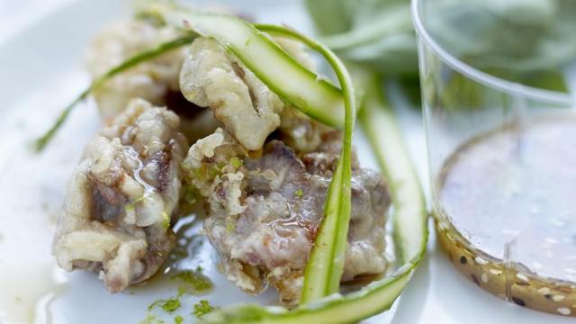 Pintade croustillante aux légumes par Pierre-Sang Boyer