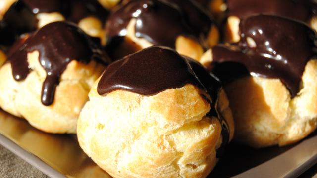 Choux à la crème chocolatée