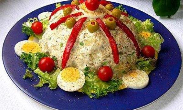 Salade à la russe pour l'été