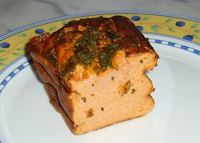 Pain de saumon, une entrée appréciée