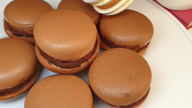 Macarons chocolat Fourme d'Ambert