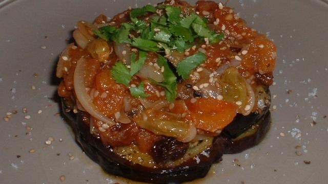 Aubergines au sésame