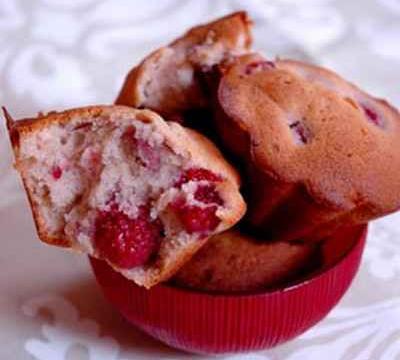 Mini cakes aux framboises