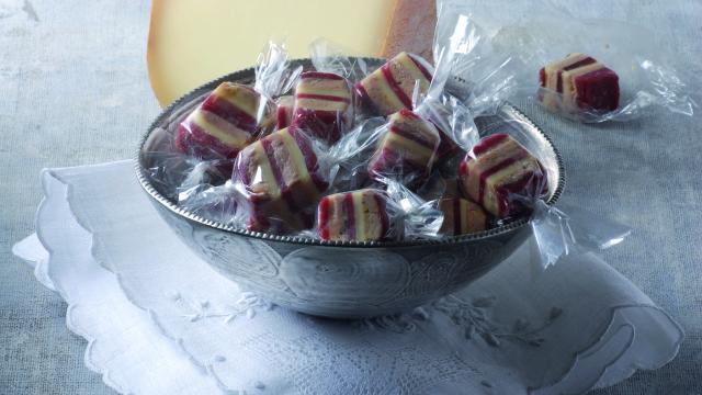 Bonbons de Pur Brebis Pyrénées au foie gras et au magret fumé