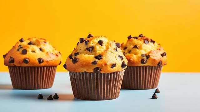 Muffins aux pépites de chocolat faciles