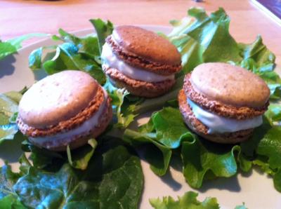 Macaron noix roquefort