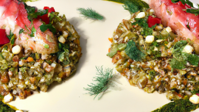 Queue de Homard snackée, taboulé de Lentilles vertes du Puy