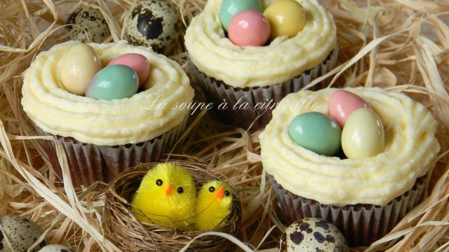 Easter cupcakes (cupcakes de Pâques)