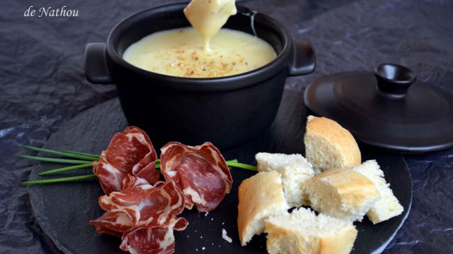 Mini-cocotte de fondue au fromage