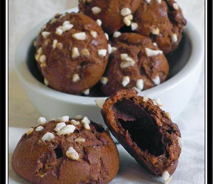 Chouquettes au chocolat et fève tonka