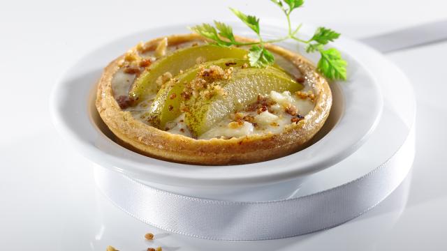 Mini tartelette poire roquefort