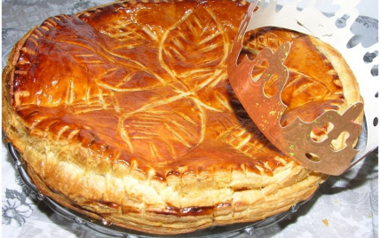 Galette des Rois frangipane avec sa crème pâtissière