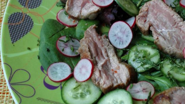 Salade d'agneau à la thailandaise