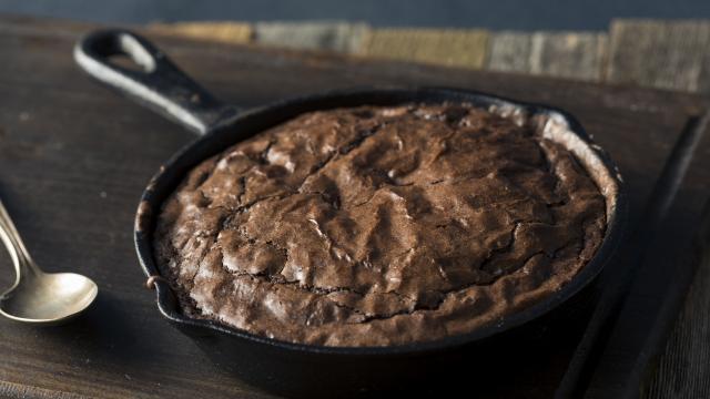 Fondant au chocolat à la poêle maison