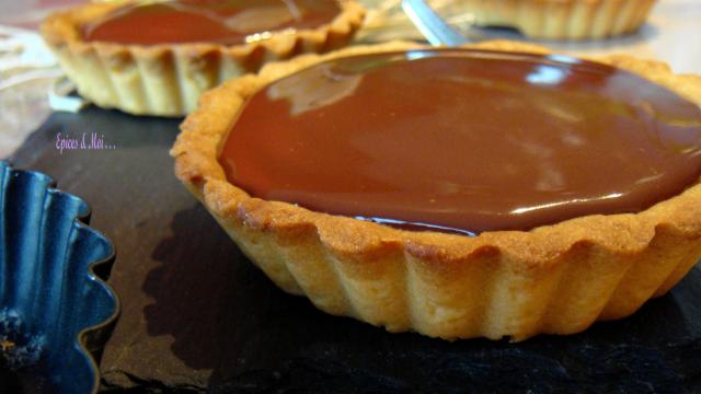 Tartelettes chocolat caramel au beurre salé