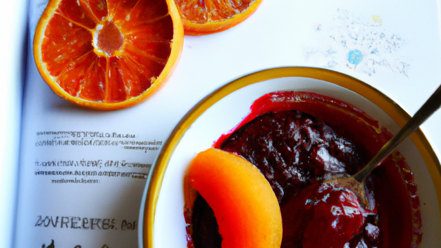 Confiture d'orange au vin rouge