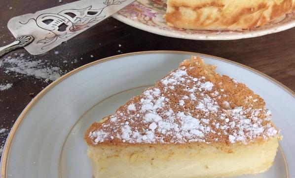 Gâteau magique à la vanille aux trois textures