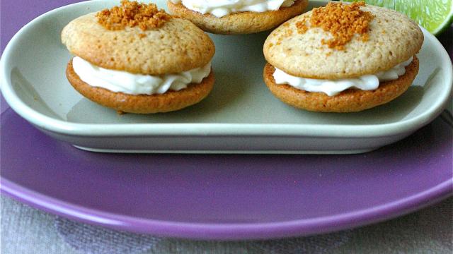 Whoopies cannelle et citron vert