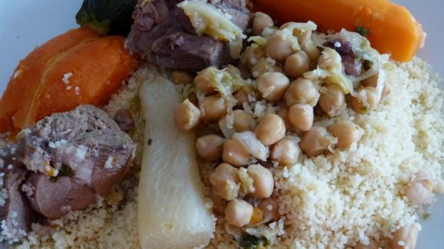 Couscous à l'agneau traditionnel