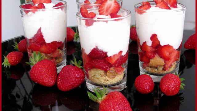 Trifle aux fraises gourmand