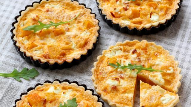 Tartelettes Butternut et fromage de chèvre