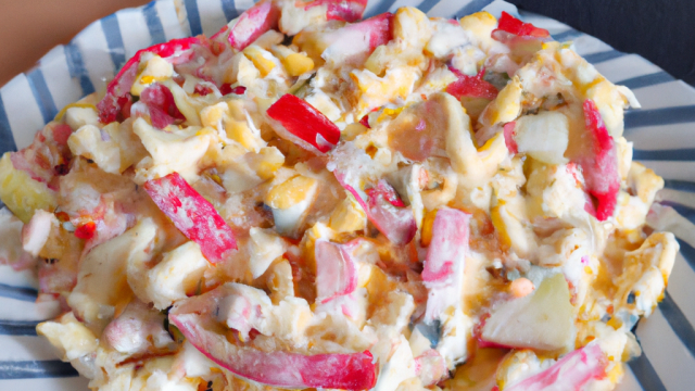 Salade de pâtes surimi