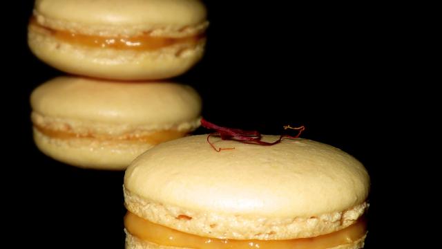 Macarons abricot et safran