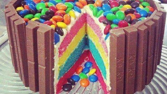 Rainbow Cake classique