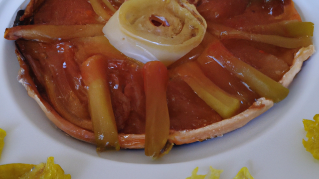 Tarte tatin aux endives et Fourme d'Ambert