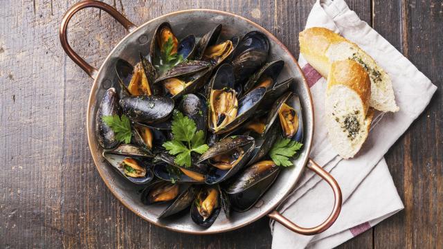 Moules marinières maison