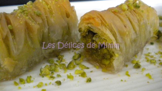 Baklavas rolls aux pistaches (recette libanaise)