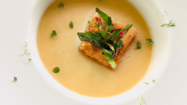 Soupe à la Fourme d'Ambert feuilletée