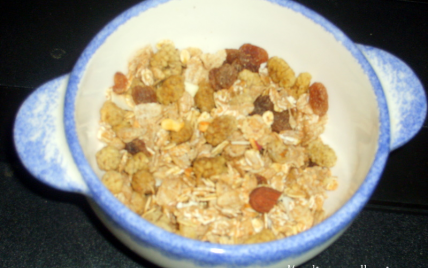 Muesli aux mulberries-coco