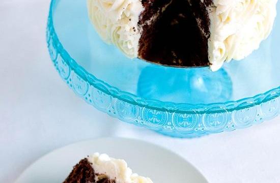 Triple Layer Rose, cake chocolat et vanille