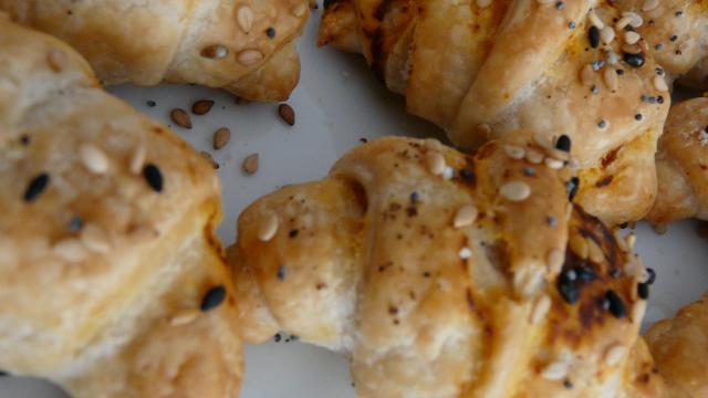 Croissants tomate et graines