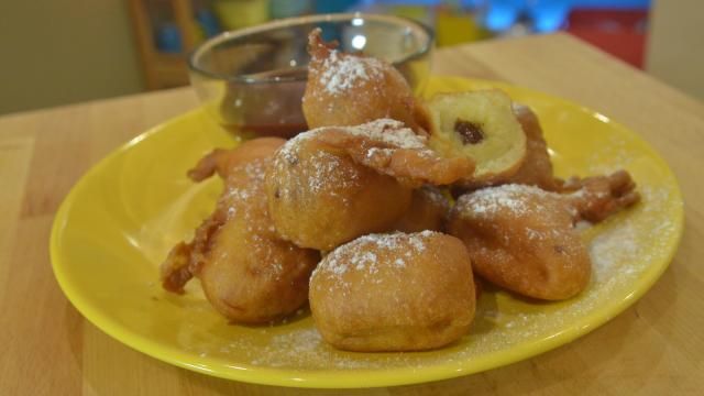 Beignets banane-chocolat