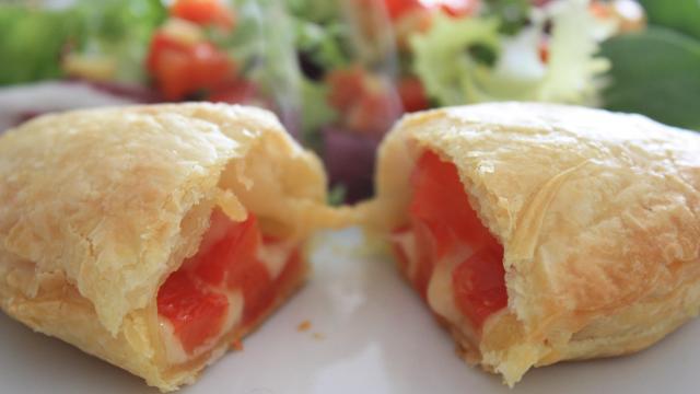 Empanadas au poivron rouge et au comté