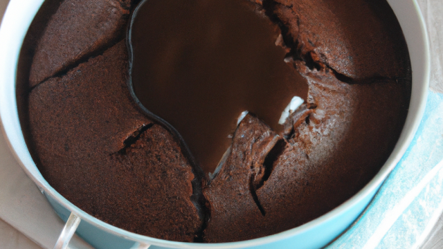 Cake au chocolat noir à la cocotte