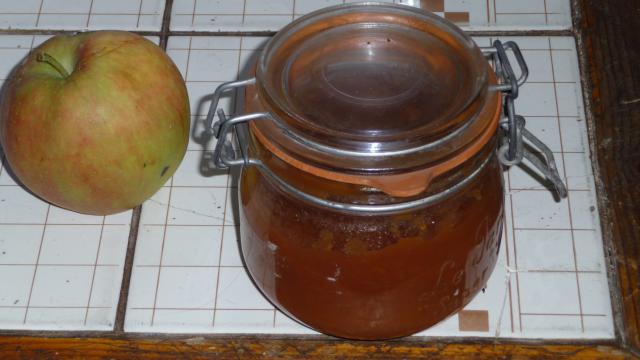 Compote de pommes vanillée