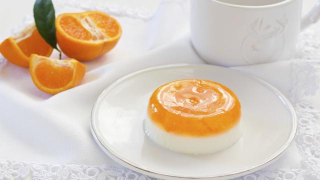 Panna cotta à l'orange