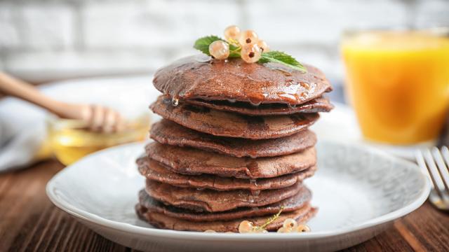 Pancakes légers au cacao