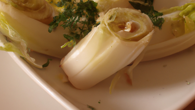 Roulé d'endives au lard